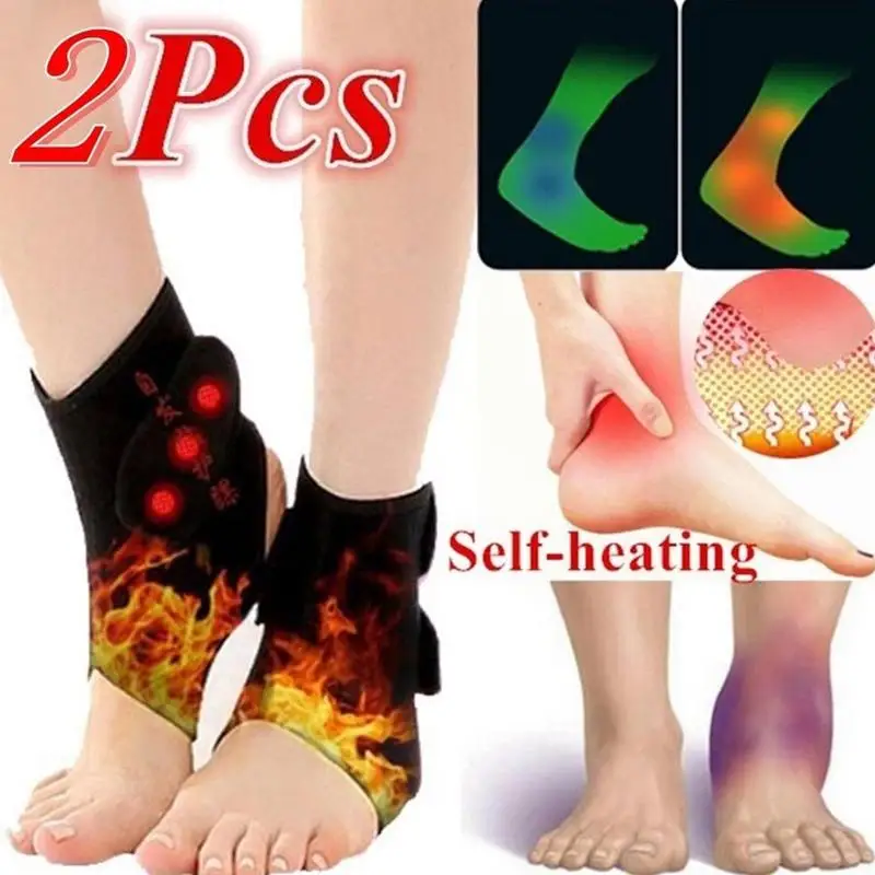 1 Pair Adjustable Ankle Support Guard Tourmaline Self-heating Magnetic Therapy Ankle Brace Compression Straps For Pain Relief
1 Pair Adjustable Ankle Support Guard Tourmaline Self-heating Magnetic Therapy Ankle Brace Compression Straps For Pain Relief