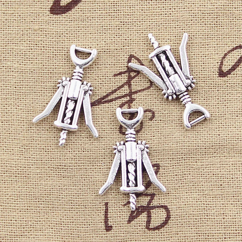 15pcs Charms wine opener 27x17mm Antique Silver Plated Pendants Making DIY Handmade Tibetan Silver Jewelry
15pcs Charms wine opener 27x17mm Antique Silver Plated Pendants Making DIY Handmade Tibetan Silver Jewelry