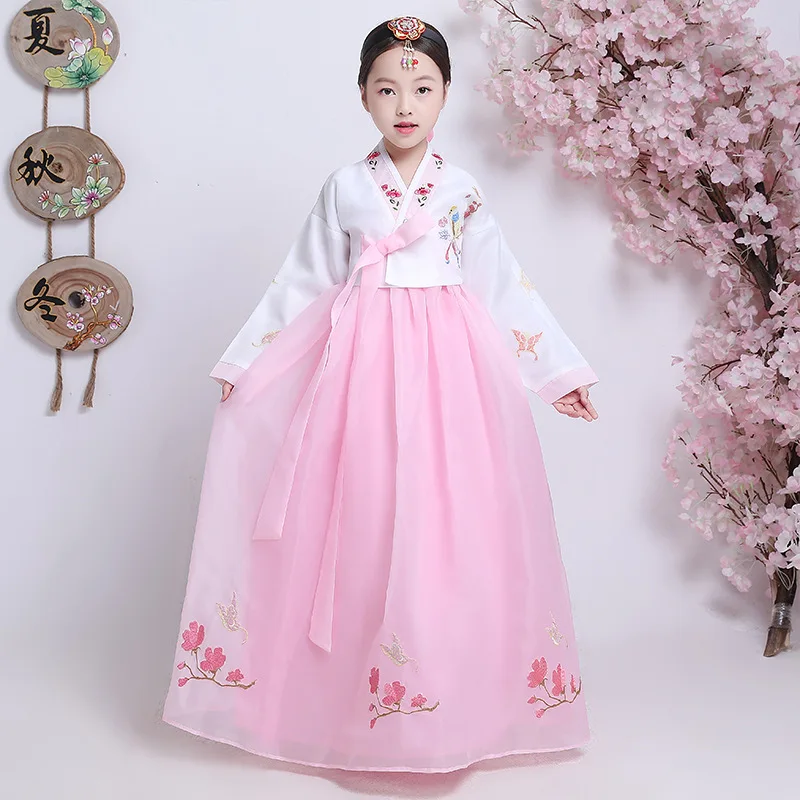 National Baby Girls Dance Performance Clothes Cosplay Hanbok Dress Traditional Korean Clothing Children Ancient Costume S-XXL
National Baby Girls Dance Performance Clothes Cosplay Hanbok Dress Traditional Korean Clothing Children Ancient Costume S-XXL