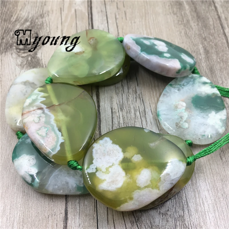 Large Green Cherry Quartz Slice Pendant Beads, Natural Stone Slab Agates Charms Necklace Beads MY1713
Large Green Cherry Quartz Slice Pendant Beads, Natural Stone Slab Agates Charms Necklace Beads MY1713