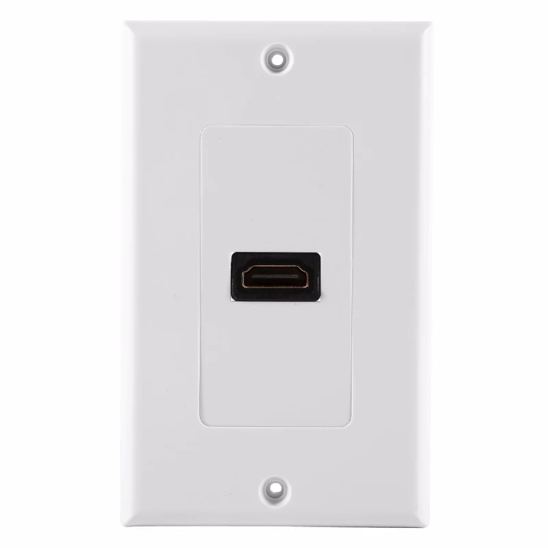 10PCS HDMI 1.4 Wall Face Plate Panel Cover Coupler Outlet Extender For Home Theater DVD TV Wall Panel
10PCS HDMI 1.4 Wall Face Plate Panel Cover Coupler Outlet Extender For Home Theater DVD TV Wall Panel