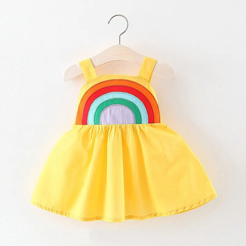 2019 New Summer Infant Toddler Summer Dress Rainbow Backless Suspender Girls Dress Lovely Colorful Kids Birthday Party Dress
2019 New Summer Infant Toddler Summer Dress Rainbow Backless Suspender Girls Dress Lovely Colorful Kids Birthday Party Dress