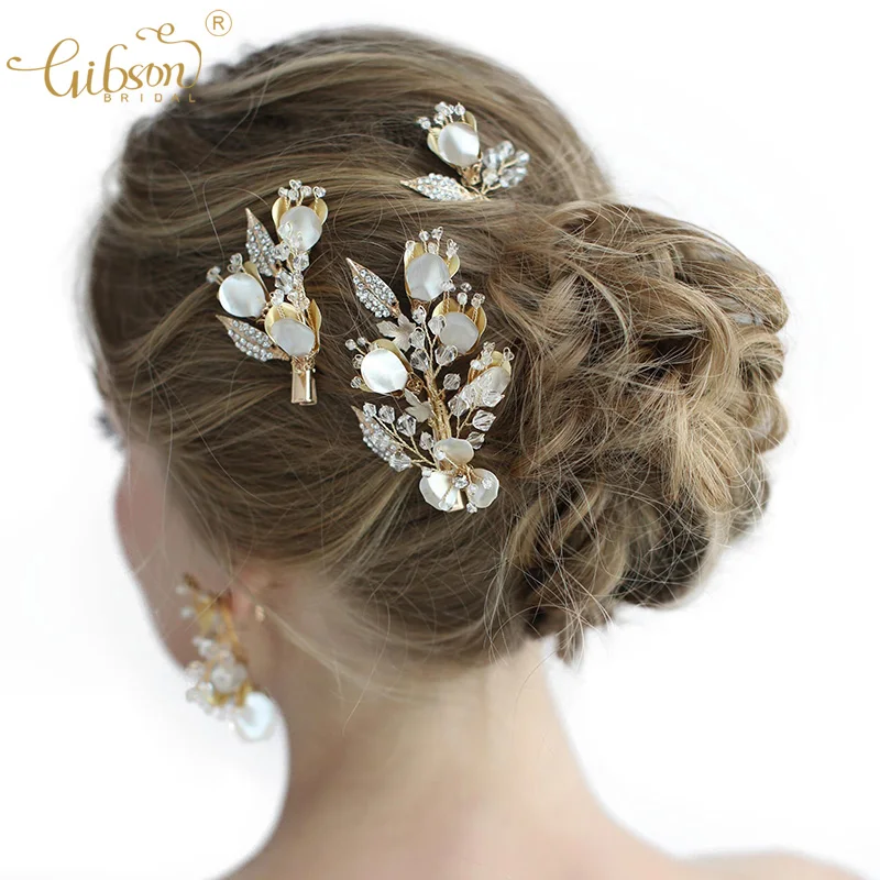2020 Spring Party Bridal Hair Accessories Barrette Champagne Painted Buds Crystal Flower Bobby Pin Hair Clip For Wedding
2020 Spring Party Bridal Hair Accessories Barrette Champagne Painted Buds Crystal Flower Bobby Pin Hair Clip For Wedding