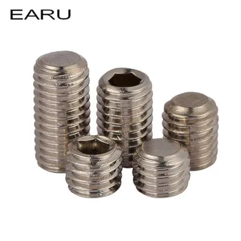 12 pieces m6x40 m6x30 304 Stainless Steel Inner Hexagon Hex Hexagonal Head Socket Plug Set Screws Bolt Jimi Flat End Adapter
12 pieces m6x40 m6x30 304 Stainless Steel Inner Hexagon Hex Hexagonal Head Socket Plug Set Screws Bolt Jimi Flat End Adapter