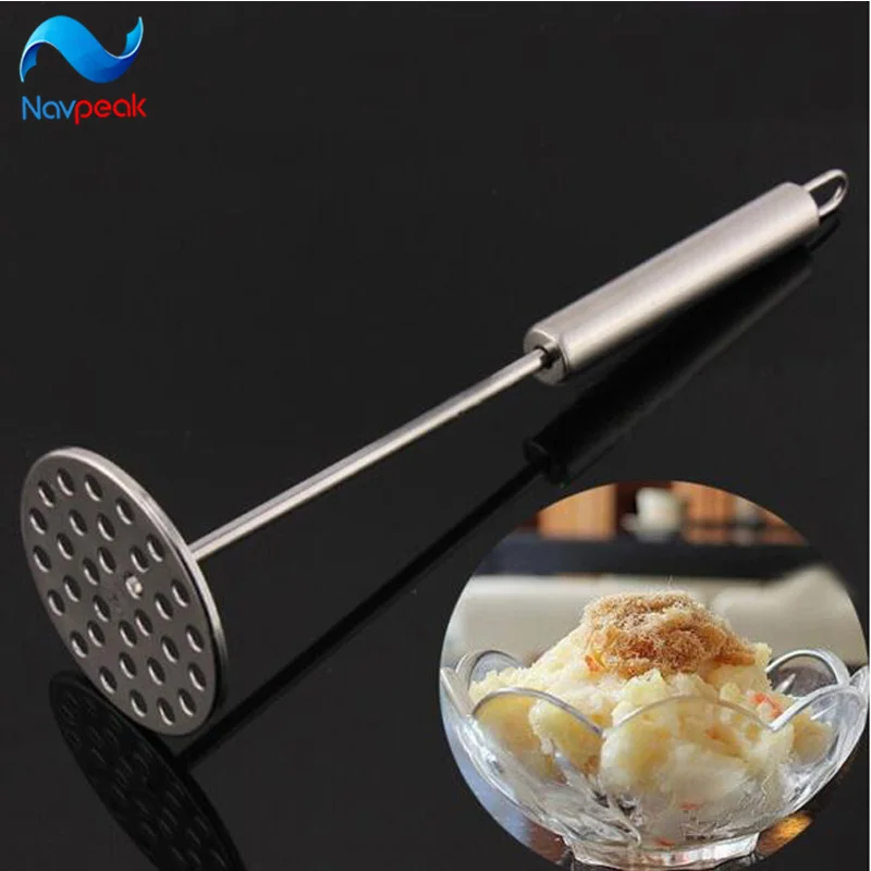 1pc potato masher stainless steel round plate 32 holes kitchen gadget cooking tools accessories
1pc potato masher stainless steel round plate 32 holes kitchen gadget cooking tools accessories