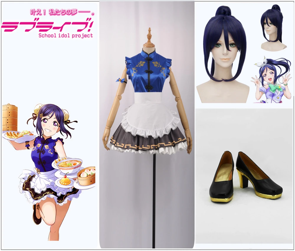 LoveLive!SunShine!! Aqours Mijyuku Mijuku Matsuura kanan Cosplay Costume Sleeveless Red Printed Cheongsam Apron Skirt Shoes Wig
LoveLive!SunShine!! Aqours Mijyuku Mijuku Matsuura kanan Cosplay Costume Sleeveless Red Printed Cheongsam Apron Skirt Shoes Wig