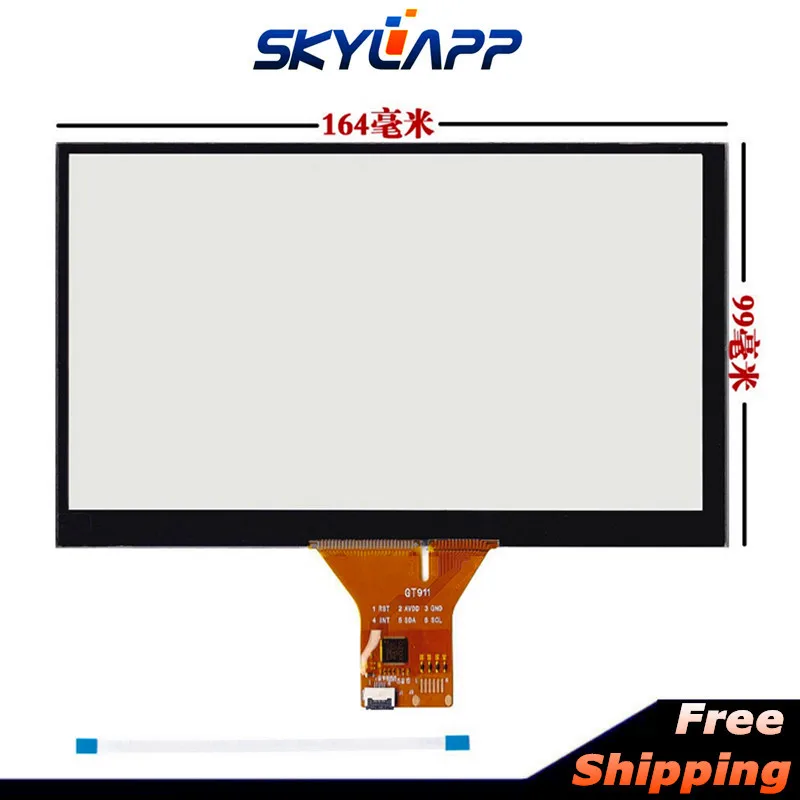 New Capacitive Touch screen 164mm*99mm Android Capacitive Car handwriting Touchscreen panel Glass Driver board kit Free shipping
New Capacitive Touch screen 164mm*99mm Android Capacitive Car handwriting Touchscreen panel Glass Driver board kit Free shipping