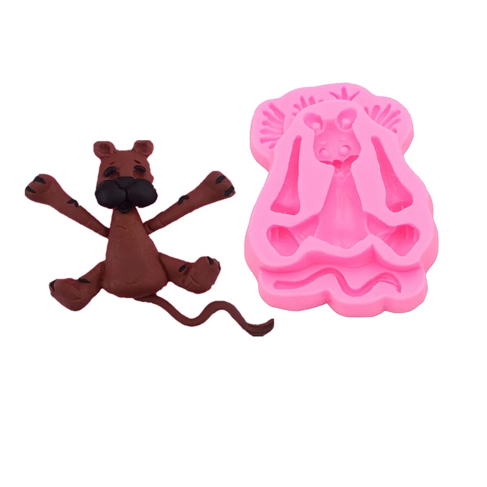 DIY kitchen baking tools cartoon three-dimensional dog turn sugar sugar mold chocolate mold cake cake dessert decoration
DIY kitchen baking tools cartoon three-dimensional dog turn sugar sugar mold chocolate mold cake cake dessert decoration