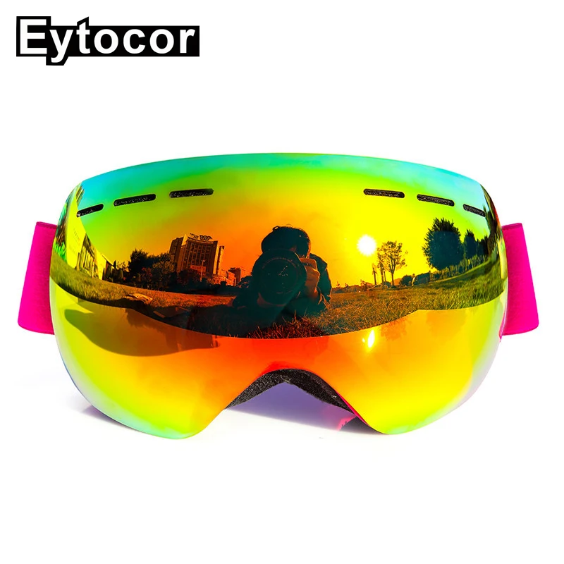 New Design UV400 Snowboard Skiing Glasses Protection Anti-fog Adult Men Women Snow Goggles Skiing Snow Snowboard Eyewear EYTOCOR
New Design UV400 Snowboard Skiing Glasses Protection Anti-fog Adult Men Women Snow Goggles Skiing Snow Snowboard Eyewear EYTOCOR
