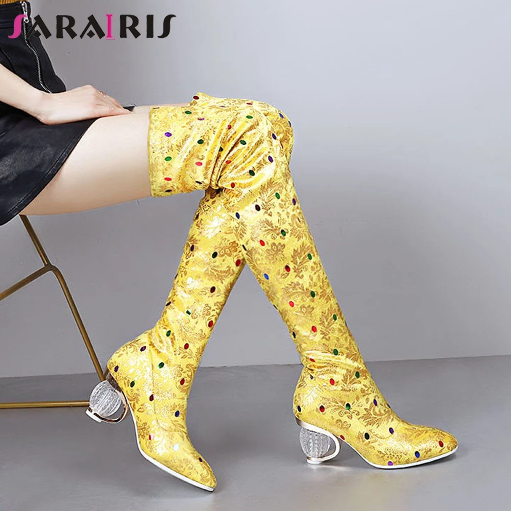 SARAIRIS New Fashion Big Size 33-43 Ladies Street Style Print Shoes Woman Casual Pary Office Autumn Spring Over The Knee Boots
SARAIRIS New Fashion Big Size 33-43 Ladies Street Style Print Shoes Woman Casual Pary Office Autumn Spring Over The Knee Boots