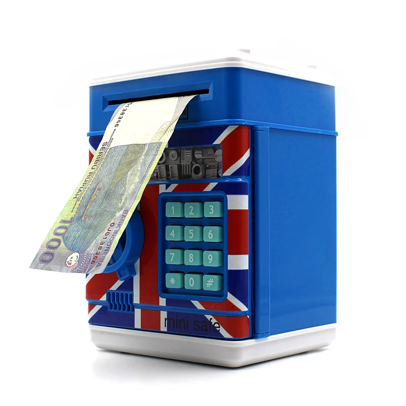 ATM Password Money Box Electronic Piggy Bank Cash Coins Saving Box ATM Bank Safe Box Kids Toys Gift Automatic Deposit Banknote
ATM Password Money Box Electronic Piggy Bank Cash Coins Saving Box ATM Bank Safe Box Kids Toys Gift Automatic Deposit Banknote