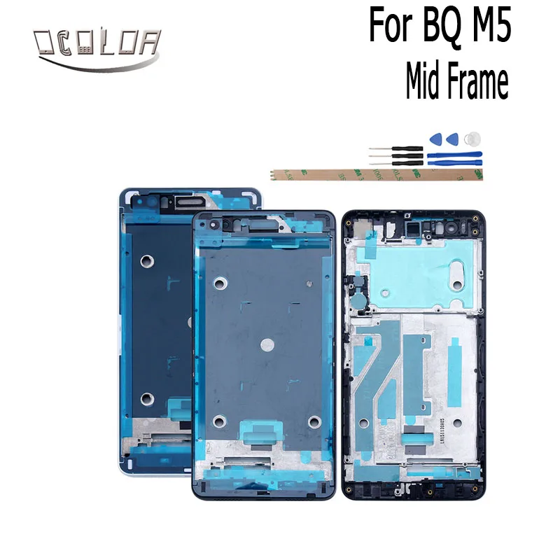 Ocolor для BQ Aquaris M5 Передняя Ближний рамка Высокое качество корпуса телефона