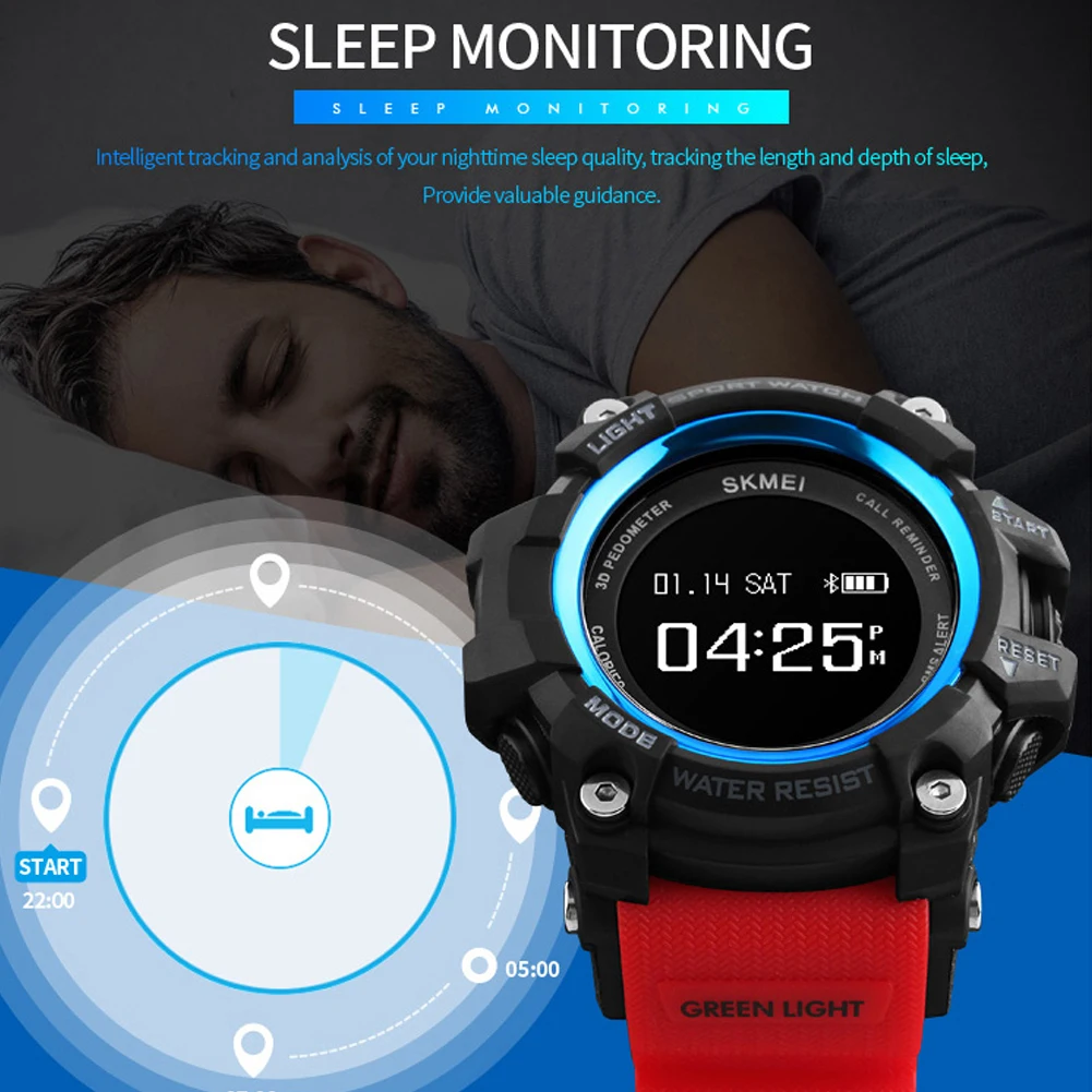 2019 New Men's Sports Digital Wristwatch Bluetooth Sports Smart Watch Heart Rate Calorie EL Backlight Display Rechargeable Watch 
2019 New Men's Sports Digital Wristwatch Bluetooth Sports Smart Watch Heart Rate Calorie EL Backlight Display Rechargeable Watch