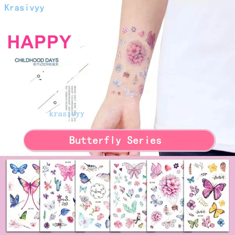 Butterfly Temporary tattoos stickers flash tattoo 2019 new styles pop fashion paste makeup children tattoo water transfer paper
Butterfly Temporary tattoos stickers flash tattoo 2019 new styles pop fashion paste makeup children tattoo water transfer paper