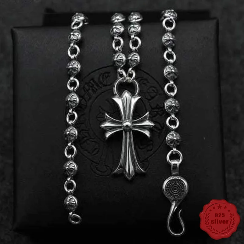 S925 sterling silver pendant necklace personality fashion punk style cross flower temperament jewelry gift 2019 new hot sale
S925 sterling silver pendant necklace personality fashion punk style cross flower temperament jewelry gift 2019 new hot sale