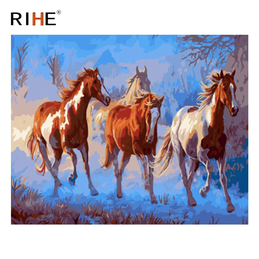 RIHE Horses Running Diy Painting By Numbers Animal Oil Painting On Canvas Hand Painted Cuadros Decoracion Acrylic Paint Home Art
RIHE Horses Running Diy Painting By Numbers Animal Oil Painting On Canvas Hand Painted Cuadros Decoracion Acrylic Paint Home Art