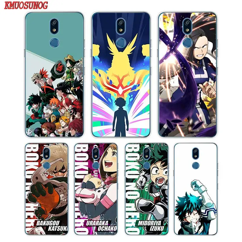 

Silicone Soft Phone Case Comic My Hero Academia for LG K50 K40 Q8 Q7 Q6 V50 V40 V35 V30 V20 G8 G7 G6 G5 ThinQ Mini Cover