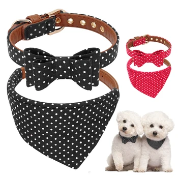 Cute Dog Cat Bowknot Collar Banada Puppy Kitten Dot Collars Bandana Scraf Necklace Pet Accessories For Small Medium Dogs Cats
Cute Dog Cat Bowknot Collar Banada Puppy Kitten Dot Collars Bandana Scraf Necklace Pet Accessories For Small Medium Dogs Cats