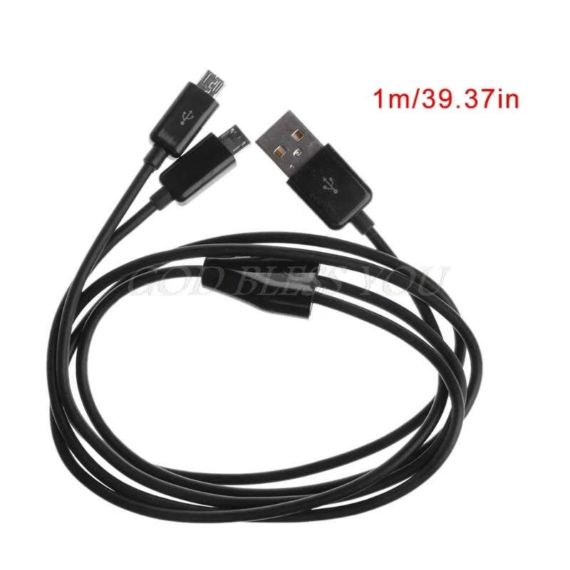 Portable USB 2.0 Type A Male To Dual Micro USB Male Splitter Y Charging Data Cable
Portable USB 2.0 Type A Male To Dual Micro USB Male Splitter Y Charging Data Cable