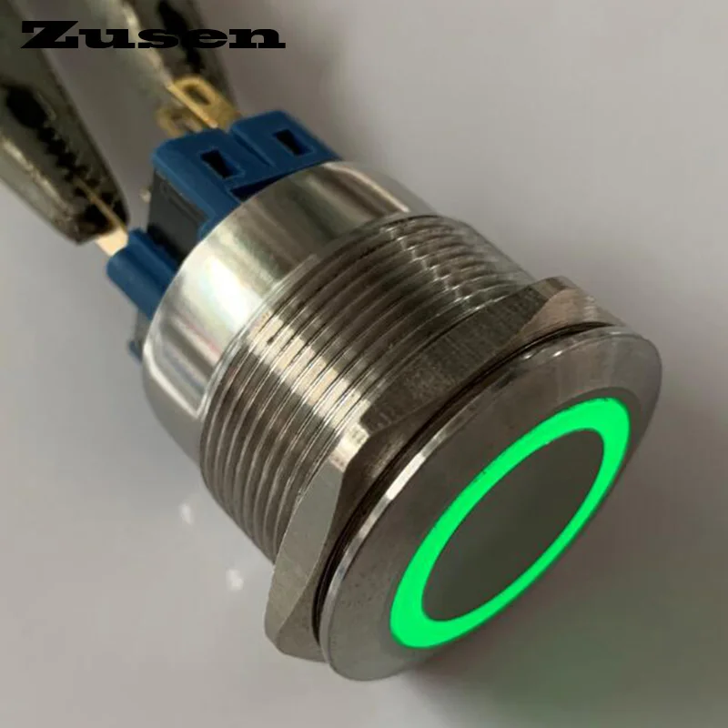 Zusen 25mm 2no2nc stainless steel ring illuminated on/off push button switch(ZS25F-22ZE/G/12V/S)
Zusen 25mm 2no2nc stainless steel ring illuminated on/off push button switch(ZS25F-22ZE/G/12V/S)