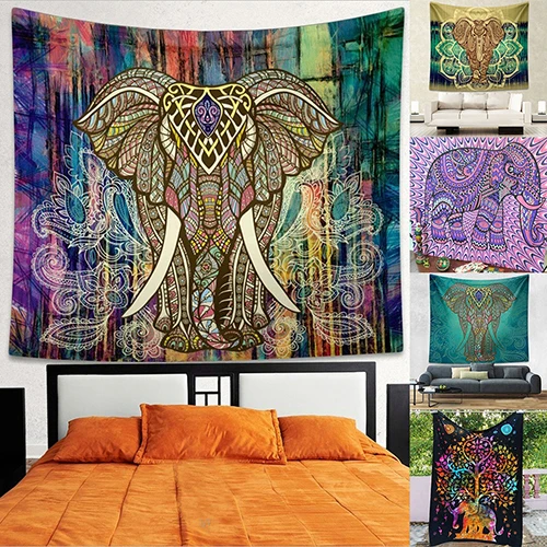 Indian Mandala Tapestry Hippie Wall Hanging Bohemian Bedspread Throw Bohemian Elephant Dorm Decor Drop Shipping
Indian Mandala Tapestry Hippie Wall Hanging Bohemian Bedspread Throw Bohemian Elephant Dorm Decor Drop Shipping