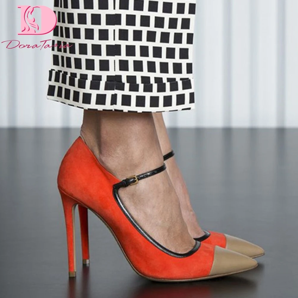 DoraTasia brand design big Size 35-47 sexy pointed Toe mary janes Woman Shoes high Heels party Shoes Woman pumps
DoraTasia brand design big Size 35-47 sexy pointed Toe mary janes Woman Shoes high Heels party Shoes Woman pumps