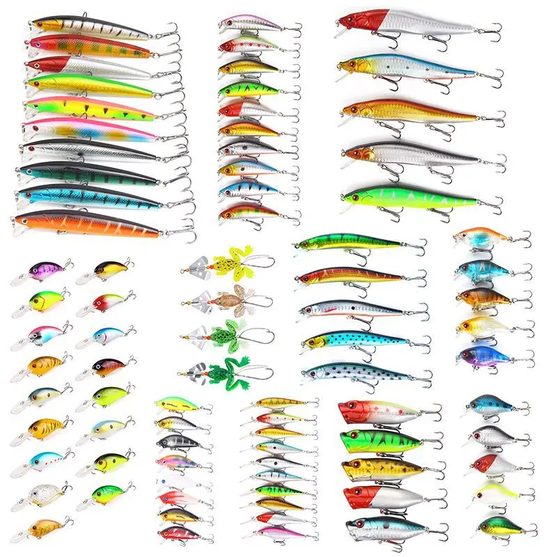86PCS Set Mixed Size Crankbait Fishing Lures Kit Pesca Artificial Hard Bait Swimbait Fishing Tackle Wobblers Minnow Crank
86PCS Set Mixed Size Crankbait Fishing Lures Kit Pesca Artificial Hard Bait Swimbait Fishing Tackle Wobblers Minnow Crank