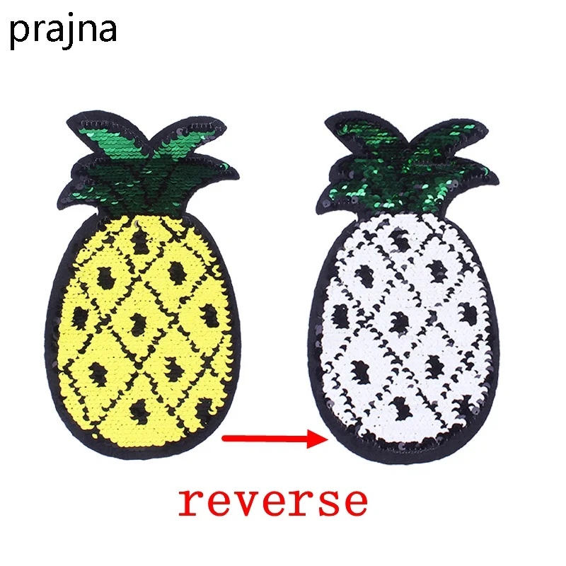 Prajna Fruit Pineapple Iron On Cartoon Reversible Patches Reversible Sequins Patch Cheap Embroidered Patches For Clothing Jeans
Prajna Fruit Pineapple Iron On Cartoon Reversible Patches Reversible Sequins Patch Cheap Embroidered Patches For Clothing Jeans