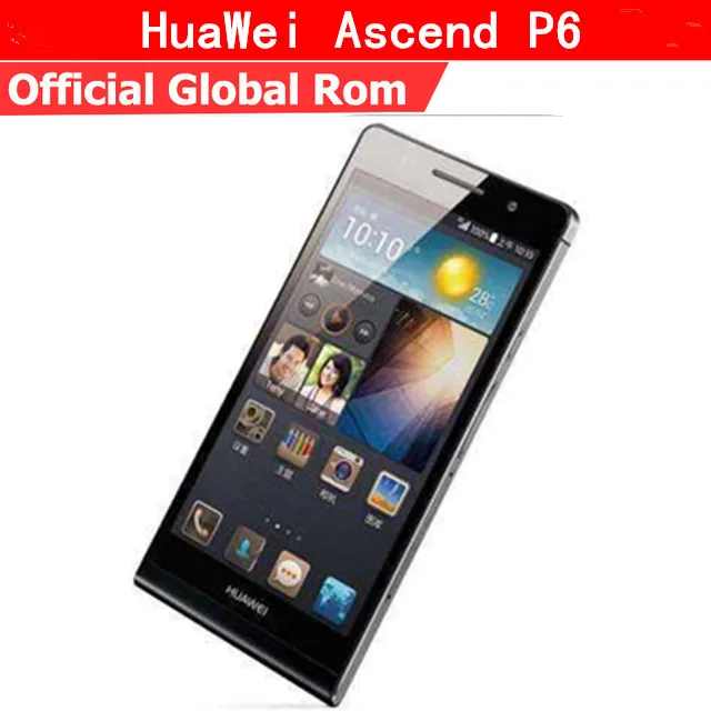 International Firmware HuaWei Ascend P6 Cell Phone Quad Core Android 4.2 4.7 Inch IPS 1280X720 2GB RAM 8GB ROM 8.0MP
International Firmware HuaWei Ascend P6 Cell Phone Quad Core Android 4.2 4.7 Inch IPS 1280X720 2GB RAM 8GB ROM 8.0MP