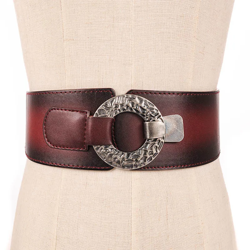 Wide Elastic Cinch Belt Women's Rocker Fashion Belt Gold Metal Rivet Wide Belts For Dress Coat Cummerbund Retro Style RF45
Wide Elastic Cinch Belt Women's Rocker Fashion Belt Gold Metal Rivet Wide Belts For Dress Coat Cummerbund Retro Style RF45