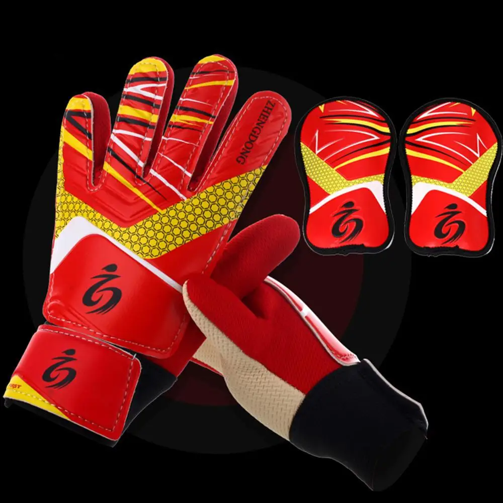 Youth Kids Soccer Goalkeeper Goalie Training Gloves Anti-Slip Breathable with Leg Guard Protector
Youth Kids Soccer Goalkeeper Goalie Training Gloves Anti-Slip Breathable with Leg Guard Protector