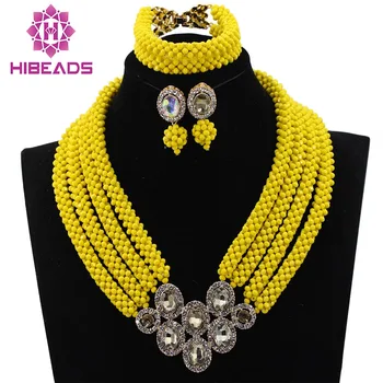 Free Shipping!Costume African Fashion Jewelry Sets Big Nigerian African Yellow Beads Wedding Jewelry Set Wholesale HX479
Free Shipping!Costume African Fashion Jewelry Sets Big Nigerian African Yellow Beads Wedding Jewelry Set Wholesale HX479