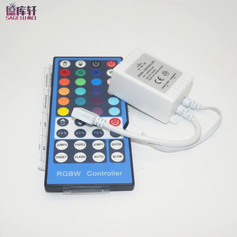 1pcs 4 Channels 4CH DC12V-24V LED RGBW Controller Dimmer 40 Keys IR Remote Control For RGBW RGBWW 5050 SMD LED Strip light
1pcs 4 Channels 4CH DC12V-24V LED RGBW Controller Dimmer 40 Keys IR Remote Control For RGBW RGBWW 5050 SMD LED Strip light