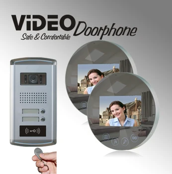 ZHUDELE Home security 4.3"LCD monitor intercom Video Door Phone doorbell access Control System IR doorphone for 2 apartments 
ZHUDELE Home security 4.3"LCD monitor intercom Video Door Phone doorbell access Control System IR doorphone for 2 apartments