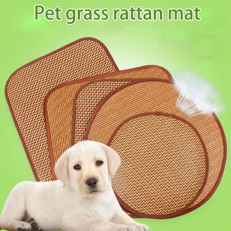 Summer Pet Dog Sleeping Pad Straw Mat Comfortable Cool Bed Cushion for Cats Dogs TB Sale
Summer Pet Dog Sleeping Pad Straw Mat Comfortable Cool Bed Cushion for Cats Dogs TB Sale