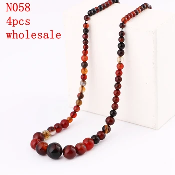 4 pcs wholesale Original Design Chalcedon Necklace Ethnic Handmade Braided Stone Necklace Vintage Bohemian Multicolor Necklace
4 pcs wholesale Original Design Chalcedon Necklace Ethnic Handmade Braided Stone Necklace Vintage Bohemian Multicolor Necklace