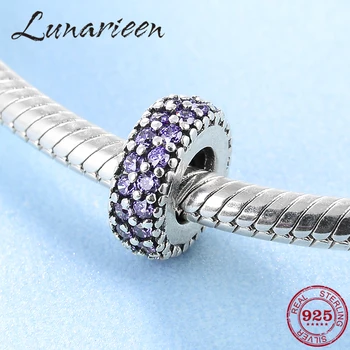 Hot 925 sterling silver Stylish and delicate shiny purple DIY spacer beads Fit Original europeu Charm Bracelet Jewelry Making
Hot 925 sterling silver Stylish and delicate shiny purple DIY spacer beads Fit Original europeu Charm Bracelet Jewelry Making