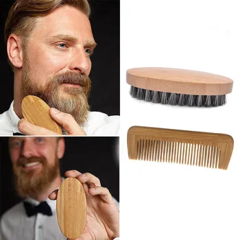 Mens Boar Hair Bristle Hard Round Wood Handle Beard Mustache Brush Set maquiagem Mustache Brush Military Round Wood Comb
Mens Boar Hair Bristle Hard Round Wood Handle Beard Mustache Brush Set maquiagem Mustache Brush Military Round Wood Comb