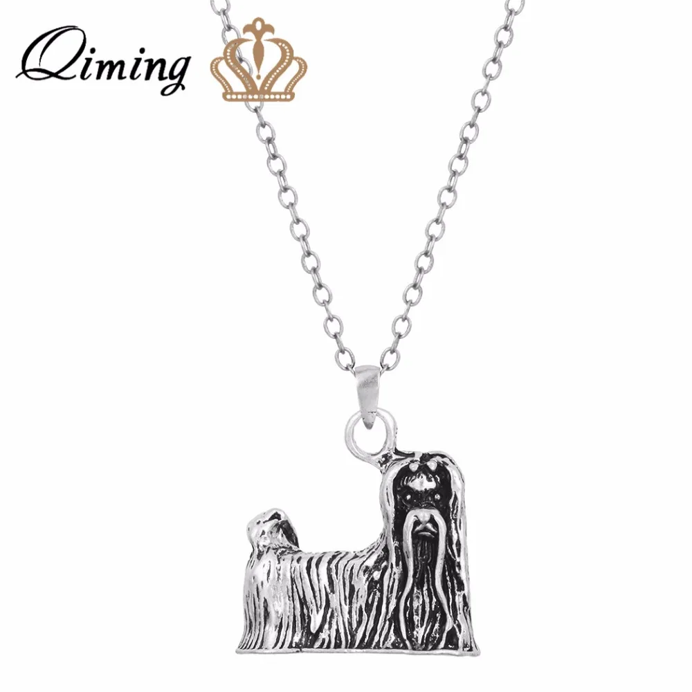 QIMINGs 3D Realistic Maltese Pendant Animal Dog Breed Necklace Women Fashion Jewelry in Brass For Women Girl Necklace 
QIMINGs 3D Realistic Maltese Pendant Animal Dog Breed Necklace Women Fashion Jewelry in Brass For Women Girl Necklace