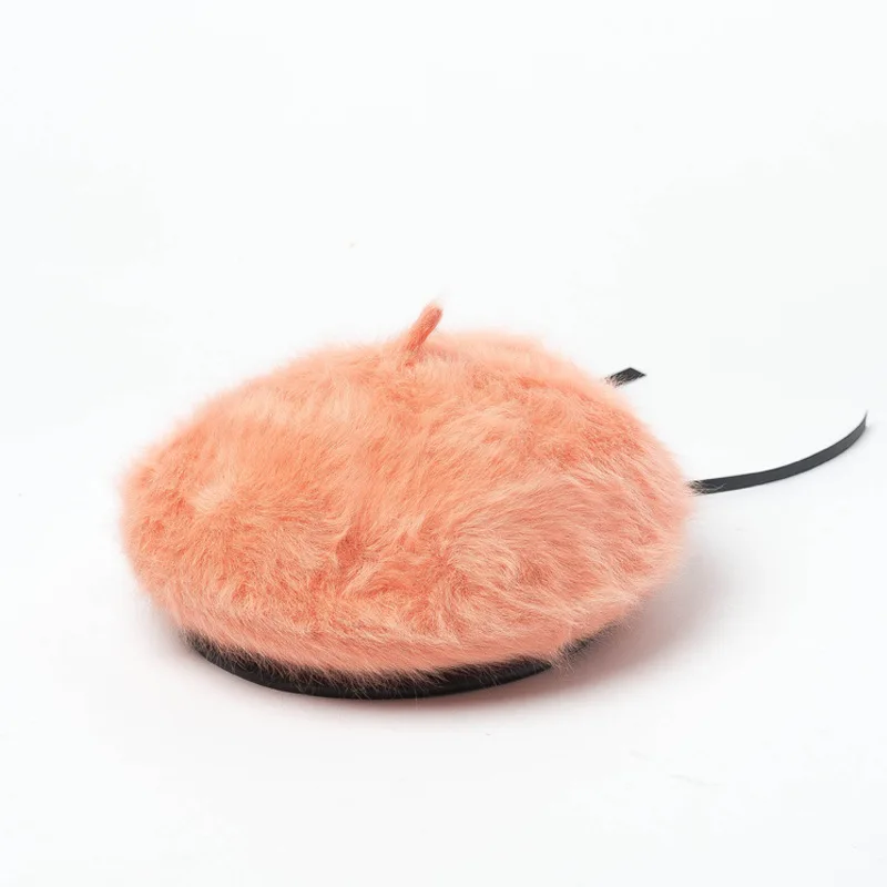 2019 Autumn and winter fashion warm soft rabbit berets painter cap adjustable draw rope Bud cap pink beret hat girl pink beret
2019 Autumn and winter fashion warm soft rabbit berets painter cap adjustable draw rope Bud cap pink beret hat girl pink beret