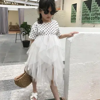 Girls fashion Dot mesh patchwork dress 2019 summer new short sleeve princess dress children cotton dress 2-8Y ws540 dropship
Girls fashion Dot mesh patchwork dress 2019 summer new short sleeve princess dress children cotton dress 2-8Y ws540 dropship