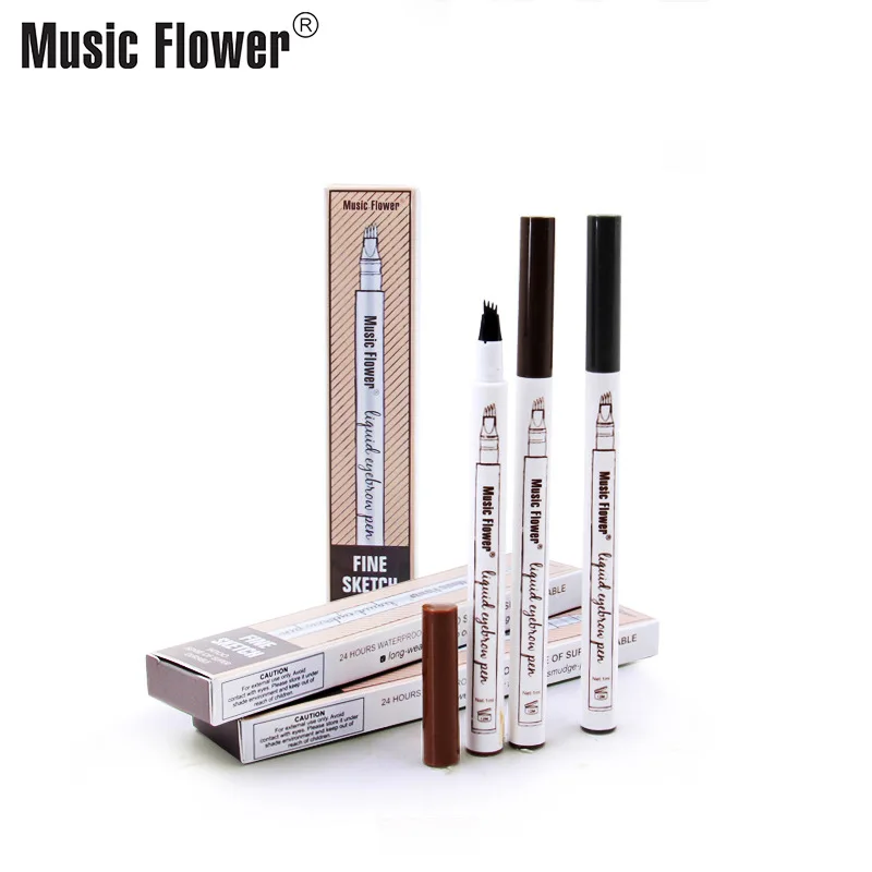 Music Flower 3 colors microblading eyebrow tattoo pen Tint Natural Long Lasting Waterproof Brown Fork tip Eyebrow Pencil
Music Flower 3 colors microblading eyebrow tattoo pen Tint Natural Long Lasting Waterproof Brown Fork tip Eyebrow Pencil