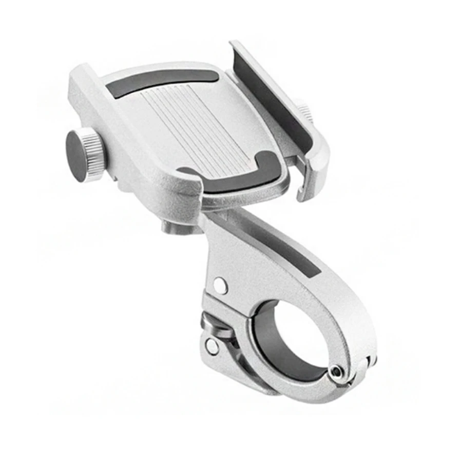 Universal Phone Holder Handlebar Bracket Aluminum Alloy Silver for 24-38mm Gripcaliber Bicycle Electric Bike Motorcycle
Universal Phone Holder Handlebar Bracket Aluminum Alloy Silver for 24-38mm Gripcaliber Bicycle Electric Bike Motorcycle