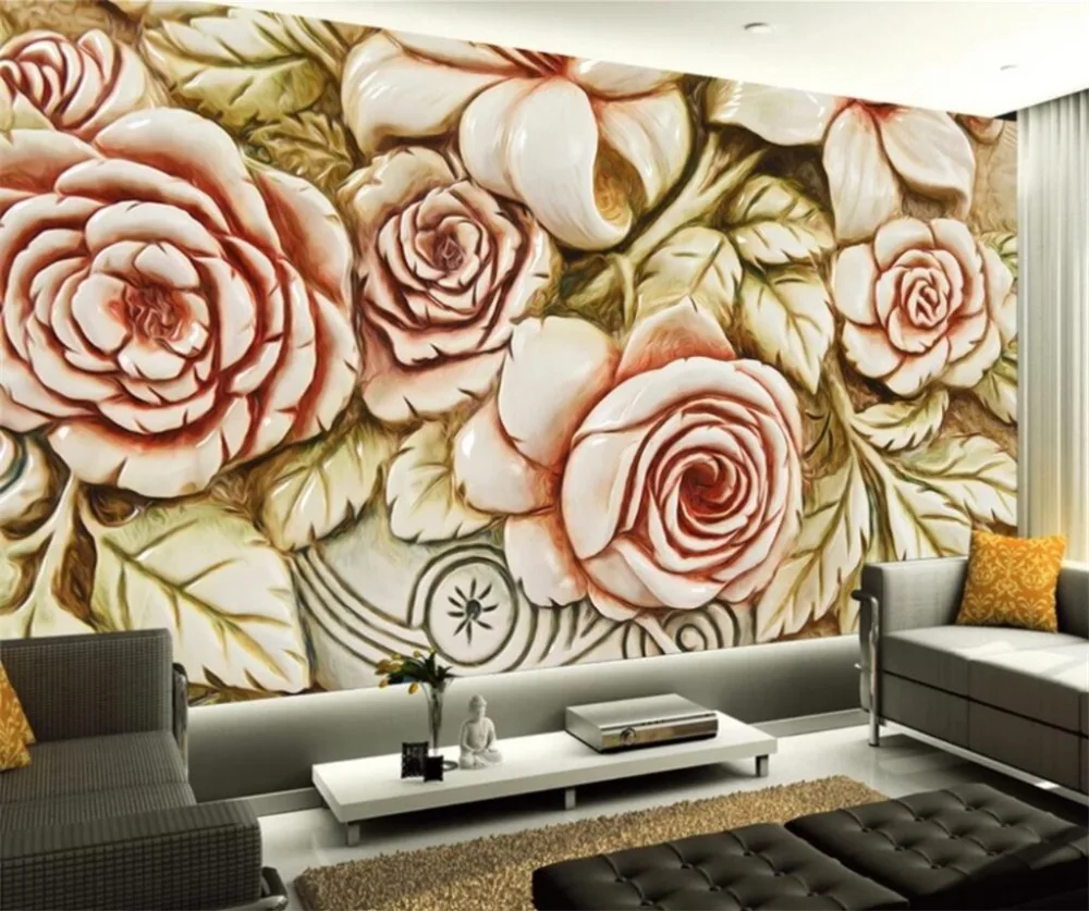 beibehang Custom wallpaper 3D embossed stereo rose mural living room bedroom 5d decorative painting 8d papel de parede wallpaper
beibehang Custom wallpaper 3D embossed stereo rose mural living room bedroom 5d decorative painting 8d papel de parede wallpaper