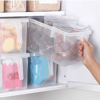 Kitchen Transparent PP Storage Box Grains Beans Storage Contain Sealed Home Organizer Food Container Refrigerator Storage Boxes
Kitchen Transparent PP Storage Box Grains Beans Storage Contain Sealed Home Organizer Food Container Refrigerator Storage Boxes