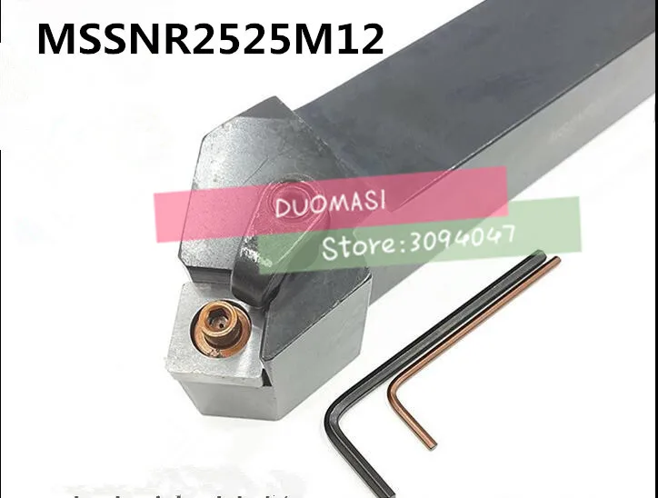 MSSNR2525M12 25*25*150mm Metal Lathe Cutting Tools,CNC Turning Tool,Lathe Machine Tools, External Turning Tool Type MSSNR
MSSNR2525M12 25*25*150mm Metal Lathe Cutting Tools,CNC Turning Tool,Lathe Machine Tools, External Turning Tool Type MSSNR