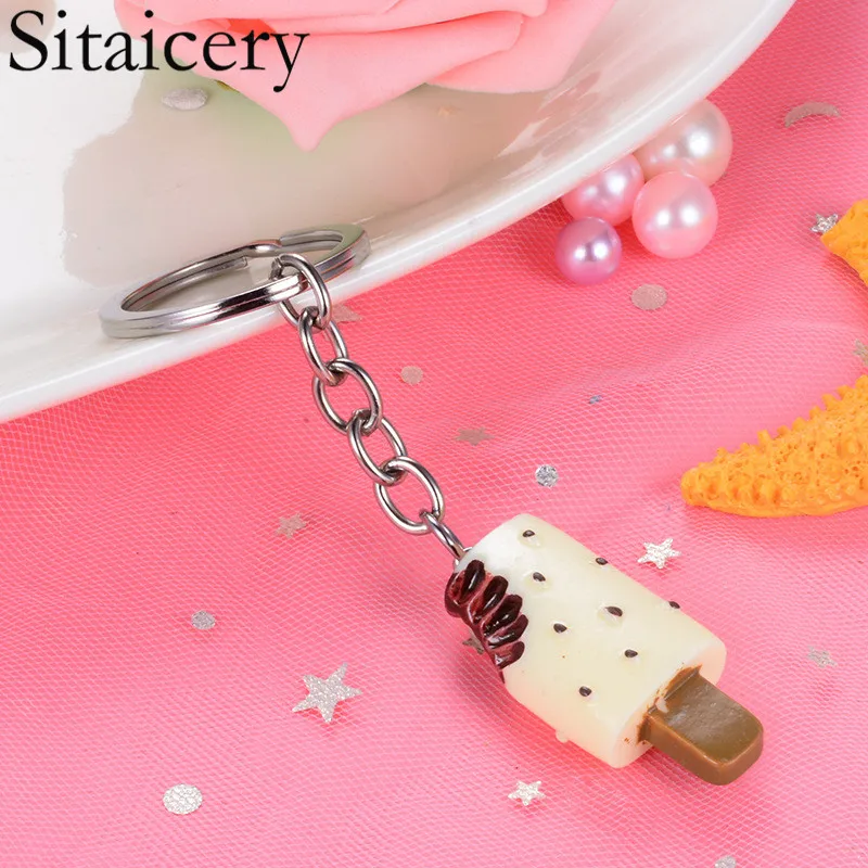 Sitaicery Keychain Ice Cream Key Ring Gift For Kids Decorative Key Bag Colorful Key Chain Personalized Christmas Gifts Pendant
Sitaicery Keychain Ice Cream Key Ring Gift For Kids Decorative Key Bag Colorful Key Chain Personalized Christmas Gifts Pendant