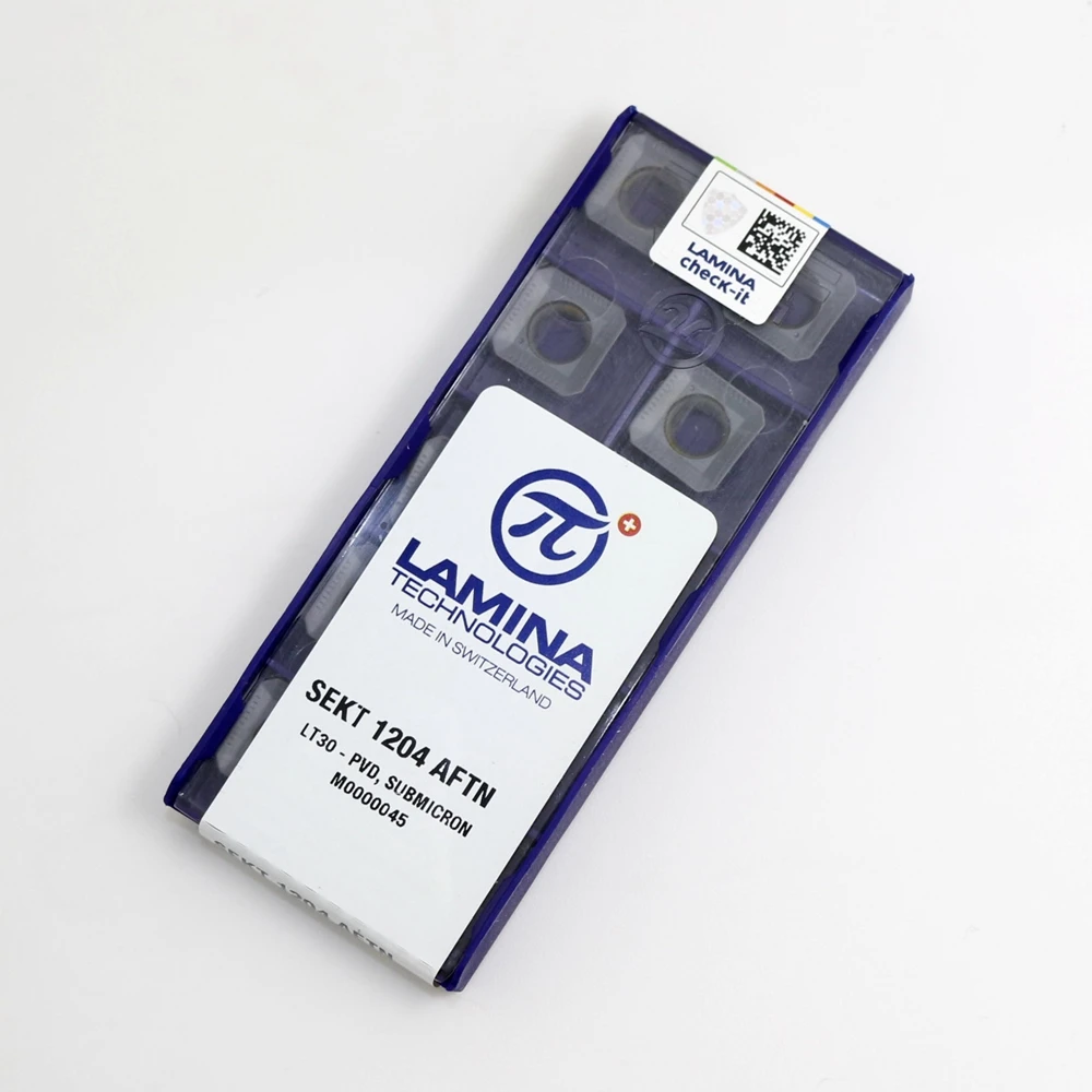 SEKT 1204 AFTN LT30 LAMINA Milling inserts for CNC milling machine to work on steel and iron and steelness steel 100% orginal
SEKT 1204 AFTN LT30 LAMINA Milling inserts for CNC milling machine to work on steel and iron and steelness steel 100% orginal