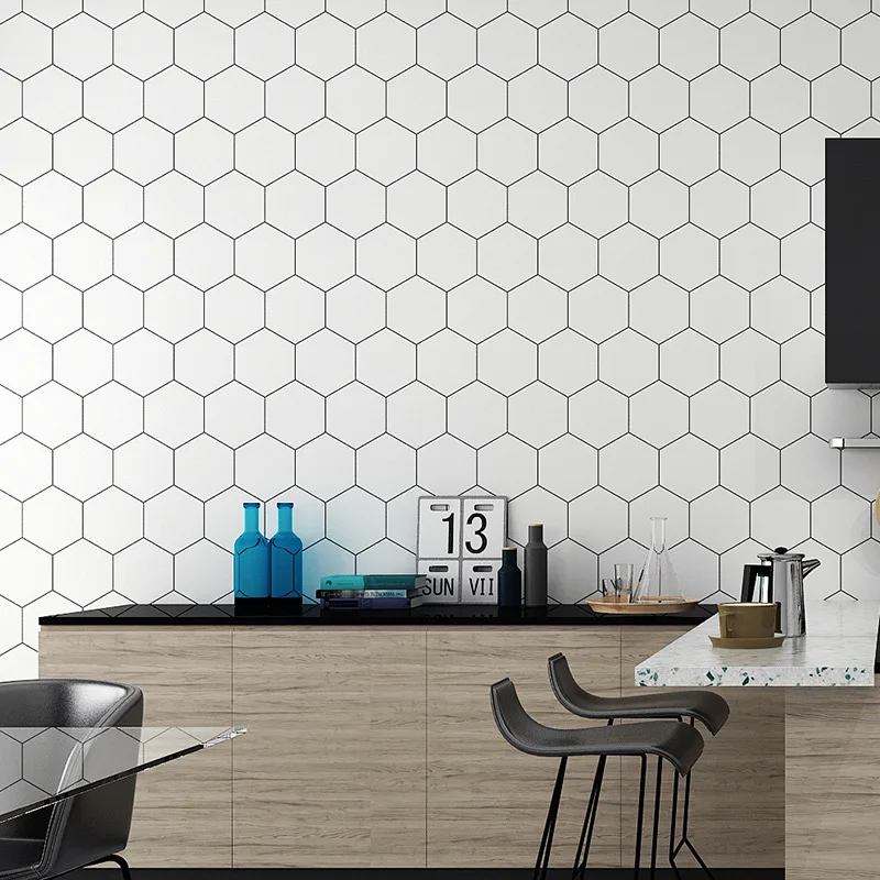 0.6x1M Black White Gray Wallpaper Kitchen Bathroom Waterproof Wall Paper Effect Self-adhesive Wall Sticker Home Decor Modern
0.6x1M Black White Gray Wallpaper Kitchen Bathroom Waterproof Wall Paper Effect Self-adhesive Wall Sticker Home Decor Modern