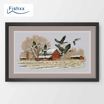 Fishxx Cross Stitch Package D825 Flying Wild Goose Handmade Embroidery Motif In A Hut This bag is not a pillow
Fishxx Cross Stitch Package D825 Flying Wild Goose Handmade Embroidery Motif In A Hut This bag is not a pillow
